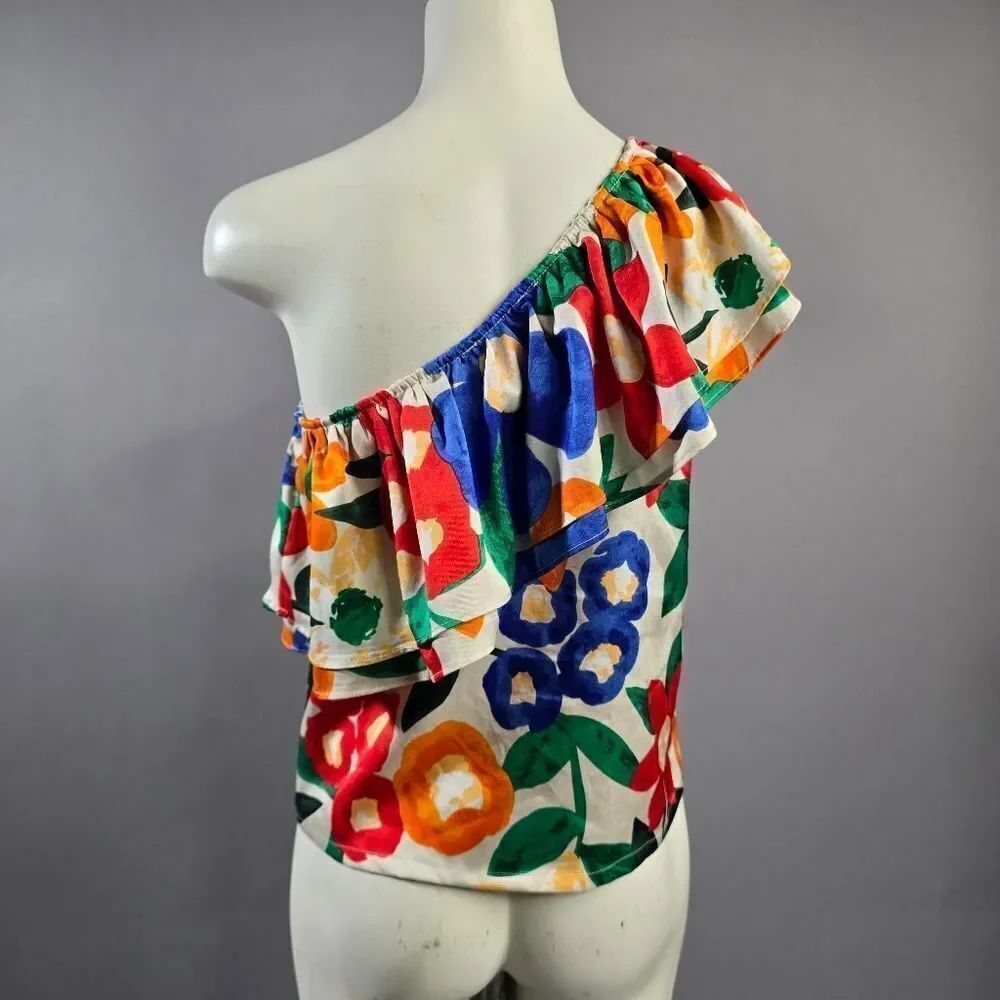 Chapter Multicolor Floral Ruffle Blouse R15 - Picture 3 of 4